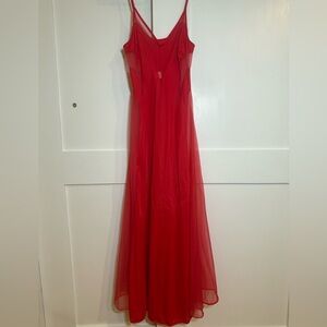 Cattani Of California Vintage Sheer Chiffon Dress Nightgown Lingerie Medium